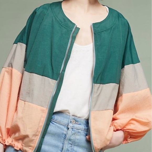 Anthropologie Jackets & Blazers - Anthropologie Elevenses Color Block Jacket